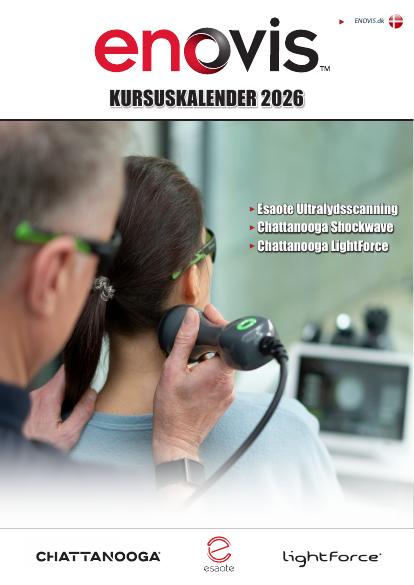 Omslag, Enovis kursuskalender 2026 Danmark